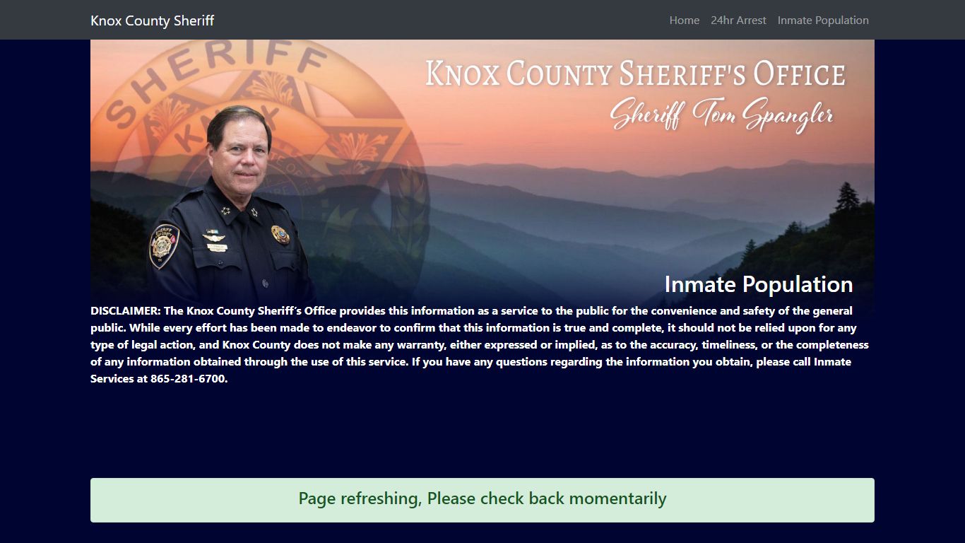 Knox County Tennessee - Sheriff - 24 Hour Arrests